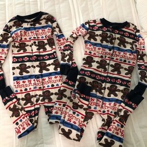 Unisex Christmas PJs pajamas sibling size 3T, 4T